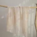 Watercolor tie-dye crinkled cotton scarf detail, soft draped shawl with delicate fringe edges. - 2# Beige - Bubble Wrap Tie-Dye (Tie-Dye) / 180*90