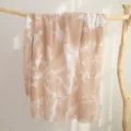 Beige tie-dye katoenen sjaal voor dames, lichtgewicht lange omslagdoek en stijlvolle hoofddoek. - 12 Licht Khaki - Bubble Wrap Tie-Dye (Tie-Dye) / 180*90