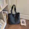 Schwarze weiße Karo Tragetasche, grosse Kapazität Damen Schultertasche für Büro Alltag. - Schwarz