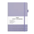 A5 Lavender Hardcover Notebook with Elastic Band 160 Sheets 100GSM Lined Journal - Lilac