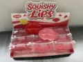 Bonito juguete antiestrés en forma de labio 12 pzas rebote lento regalo novedoso - 12 Piezas/Paquete / Rojo