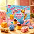 Squishy crunchy sensory decompression toys set fun decompression toy gift box details view - 6-Piece Cute Soft Toy Box [Regular No Crispy Sound]