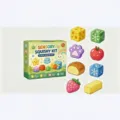 Detailed view of the 8-piece sensory squishy toy set, featuring cute stress relief items in a box. - 8-Piece Cute Soft Toy Box [Style D]