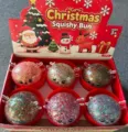Scatola Regalo Giocattolo Antistress Squishy Bun Glitter di Natale Sensoriale Novità - Alce di Natale Polvere d'Oro Casuale