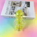 Transparent glitter maltose squeeze toy cute baby decompression stress relief toy detail view - Maltose Glitter Ugly Doll [Orange]