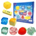8Pcs Malt Sugar Squishy Toy Set Slow Rising Stress Relief Cute Box Toys for Kids Adults - 8pcs Large Version / Purple