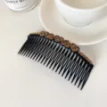 Pettine per capelli con strass nero elegante pettine inserto cristallo fermaglio donna styling - Pettine Cuore Champagne