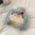 Süßer Pinguin Plüsch Wärmflasche blaue flauschige Handwärmer Winter gemütlich niedlich Cartoon Artikel. - Blauer Pinguin
