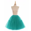 Jupe tutu verte en tulle, courte jupe plissée pour femme, variante élégante de fête. - Taille unique / Bas / Vert malachite