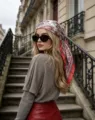Stijlvolle 90cm paisley vierkante damessjaal elegante modieuze halsdoek voor vrouwen - 90x90cm / Stijl 24