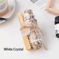 Kalifornischer weißer Salbei Palo Santo Räucherstäbchen Kristall Yoga Meditation - Weißer Kristall + Salbei + Palo Santo Holz