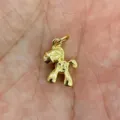 Gold plated zodiac horse charm pendant DIY jewelry making accessory for necklace and bracelet - Zodiac Horse Pendant(GC-A0091)