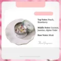 Scented candle in tin with crystal stone and dry flowers, long lasting floral fruity home fragrance - Silver Can White Crystal - Rose