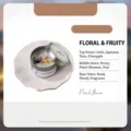 Scented candle with crystal stones and dried flowers, long-lasting home fragrance decor. - Silver Can Black Crystal - Black Forest