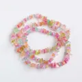 Perles de bracelet en cristal craquelé coloré, accessoires de perlage DIY irréguliers - Env. 5-8mm/Env. 80cm / Quartz Craquelé Coloré