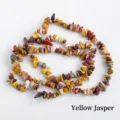 Perles de chips de jaspe jaune naturel, perles de pierres précieuses irrégulières pour bijoux DIY. - Env. 5-8mm/Env. 80cm / Jaspe Jaune