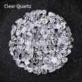 Detailopname van geboorde bergkristal-steentjes voor DIY-sieraden maken en edelsteenreiniging. - Bergkristal / 10g Verpakking (Ca. 5-7mm)