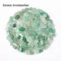 Detail van groene aventurijn kristalbrokken, geboorde stenen voor het maken van DIY sieraden. - Groene Aventurijn / 10g Verpakking (Ca. 5-7mm)