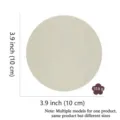 Rodaja de madera redonda para manualidades pintura, circulo de madera natural decor. - Redondo 10cm