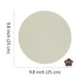 Círculo de Madera Redondo DIY Manualidades Tabla 9,8 Pulgadas 25 cm Rodaja de Madera - Redondo 15cm