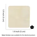 Tranche de bois carree DIY 5cm panneau vierge en peuplier pour art artisanat peinture et deco - Carré 5cm