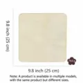 Plaque carrée en tranche de bois DIY, surface lisse en bois naturel pour loisirs créatifs. - Carré 25cm