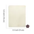 Planche en bois rectangulaire, tranche de peuplier naturel pour peinture DIY et decoration. - Rectangle 9x14cm