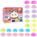 Countdown calendar blind box with colourful crystal squishy bao toys for adult stress relief. - GJ873-001