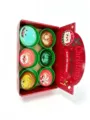 Weihnacht Überraschung Box Dumpling Squishy Spielzeug Variante Festlich Thema Drücken Geschenk - Display Box Weihnachten 6er-Set