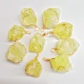 Natural crystal raw stone pendant handmade wire wrapped necklace fashion jewelry accessory - Citrine