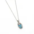 Colliers Pendentif Ovale Tarot L'Impératrice en Acier Inoxydable Mode Minimaliste - Impératrice Argent