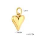 Estilo de Corazón Pulido (PA107901G)