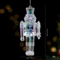 Addobbo natalizio da appendere per albero di Natale in acrilico iridescente decoro - Soldato