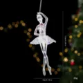Decorazione Ballerina di Natale in Acrilico Pendente per Albero di Festa Festivo - Ragazza di Balletto