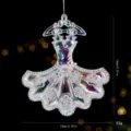 Ornamento Sospeso Per Albero Di Natale In Acrilico Forma Abito Festa Decorazione - Gonne