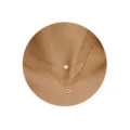Detalle de collar doble de oro con colgante de corazón y un elegante dije de letra S. - Letra S