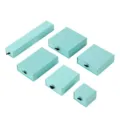 Tiffany blue drawer jewelry boxes set, paper gift boxes for necklaces and earrings packaging. - 5x5x3.5cm / Pale Blue