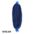 Extension per capelli crochet sintetica Springy Afro Twist in sfumatura blu 1BTBLUE# - 1BTBLUE# Sfumato Blu