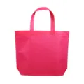 Roze non-woven boodschappentas milieuvriendelijke herbruikbare draagtas voor dagelijks. - S / Rozerood