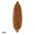 Extension per capelli uncinetto sintetici Springy Afro Twist colore 27# ricci lunghi. - 27# Marrone Chiaro