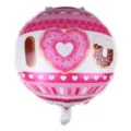 18 inch round pink foil balloon with sweet donut love design for wedding party decoration - 18 Inch No.6