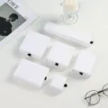 Ensemble de boîtes à bijoux tiroir blanches, emballage en papier pour colliers et boucles. - 5x5x3.5cm / Blanc Mat