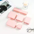 Ensemble de boites cadeaux a bijoux tiroir rose pour colliers boucles d'oreilles bagues et - 5x5x3.5cm / Rose Clair Nacré