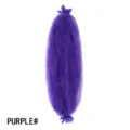 Extension crochet hair Springy Afro Twist in vibrante colore viola, lungo stile riccio sintetico. - Viola