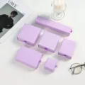 Purple drawer jewelry gift boxes set for necklaces earrings rings packaging storage display. - 5x5x3.5cm / Purple