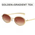Gold Frame Double Tea Lens