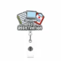 Θήκη σήματος ED Registration για προσωπικό νοσοκομείου, νοσηλευτές και λαμπερούς γιατρούς. - Tria Tetradia