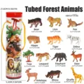 Ensemble de jouets animaux de la forêt figurines en plastique emballage seau enfants - Animaux Sauvages Emballés en Seau