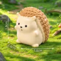 Mini cute fat hedgehog figurine variant, resin micro landscape DIY garden decor ornament - Chubby Little Hedgehog / 2# Standing