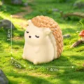 Cute miniature hedgehog figurine for micro landscape fairy garden DIY decor desktop ornament. - Chubby Little Hedgehog / 3# Nuzzling 1